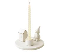 Masoog Christmas Candle Holder, Christmas Tree Table Decoration, Reindeer Desk Decoration for Fireplace Shelves, Living Room, Bedroom, Kitchen, Bar