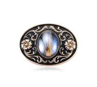 MASOP VOGU Western Belt Buckle for Men, Zinc, Cat's Eye Stone, Classic, Belt Buckle