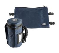 MASORET Thermal Tefillin Bag Set - Compact Plastic Insulated TIK-Taf Tefillin Protective Container Made in Israel, 6x9 Inches, Blue, 6 x 9"
