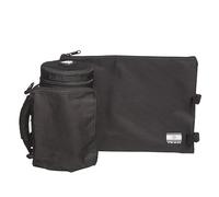 Masoret Thermal Tefillin Bag Set - Compact Plastic Insulated TIK-Taf Tefillin Protective Container Made in Israel, 6x9 Inches (Black)