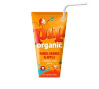 MASPip Organic Mango Orange & Apple Juice with Spring Water 24 x 180ml-Food 24 x 180ml