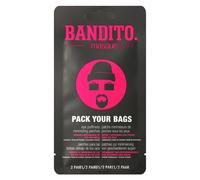 Masque Bar Bandito Pack Your Bags Mens Eye Puffiness Minimizing Patches In Black Black