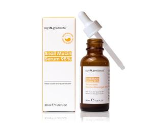 masque BAR Filter Serum with Real Snail Secretion Serum: Experience the magic of snail secretion filtering with our My Ingredients Snail Mucin Serum, which contains 95% of the total