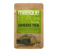 Masque Bar Naturals Green Tea Glowing & Exfoliating Face Sheet Mask In White White