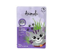 Masque BAR Pretty Animalz Energising Face Sheet Mask - Cat in Grey Masque BAR Grey