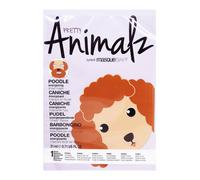 Masque BAR Pretty Animalz Energising Face Sheet Mask - Poodle in Brown Masque BAR Brown