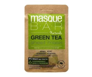 Masque BAR Women's Naturals Green Tea Glowing & Exfoliating Face Sheet Mask in White Masque BAR White