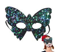 Masquerade Cover for Women - Half Butterfly Shiny Carnival Decor,Masquerade Face Covers | for Halloween Outfits Carnival Eve Christmas Circus Cruise Festival Cosplay Nightclubs