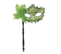 Masquerade For Women Half Face With Holding Stick Butterfly Mardi Gras Evening Halloween