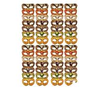 Masquerade Mask 28/56/70Pcs Mardi Gras Carnival Mask Venetian Masks Vintage Antique Masquerade Unisex Half Face Party 7 Colors(56 Pcs)