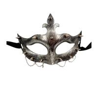 Masquerade Mask Carnival Half-Face Riveted Masks with Metal Chains Opera Venetian Carnival Masquerade Mask Vintage Half Face Masks the Dead Halloween Dance Party Christmas Supplies