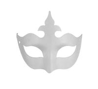 Masquerade Mask DIY Pulp White Full Face and Half Face Hand Painted Blank for Art Projects