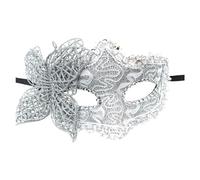 Masquerade Mask for Women Lace Eye Mask Masquerade Ball Masks for Women Halloween Costume Mardi Gras Deecorations Sequins Venetian Masks Carnival Party Face Guard Masquerade Mask Silver