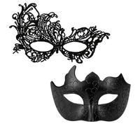Masquerade Mask, Pack of 2 Masquerade Masquerade Masks, Venetian Masquerade