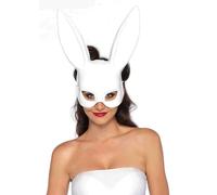 Masquerade Rabbit Mask - Os - White