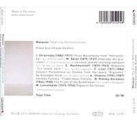 MASQUES: THEATRICAL REMINISCENCES NEW CD
