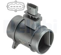 Mass Air Flow Meter MAF DELPHI Fits OPEL Agila SUZUKI VAUXHALL 08-14 4708642