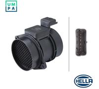HELLA 8ET 009 142-311 Air Mass Sensor - 6-pin connector - Bolted