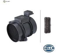 HELLA 8ET 009 142-311 Air Mass Sensor - 6-pin connector - Bolted