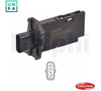 MASS AIR FLOW SENSOR AF10738-12B1 FOR B47D20A/C20A/D20B 2.0L 4cyl