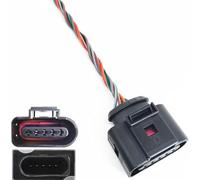 Mass Air Flow Sensor Meter MAF Replacement for Audi A4 2.0L VW Passat Golf 06F906461 (Mass Air Flow Sensor Harness Connector Plug)
