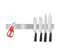 MASS DYNAMIC Magnetic Knife Holder for Wall - 50cm Stainless Steel Knife Rack with Strong Magnets, Wall-Mounted Kitchen Utensil & Tool Organiser, Easy-Clean, Sleek Storage Solution