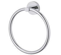 Mass Dynamic Stainless Steel Towel Holder, Bathroom Towel Ring, Wall Mount Hanging Towel Hanger Bath Accessories, Contemporary Round Style/shap