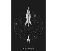 Mass Effect N7 - Normandy vs Reaper Notebook: 120 Pages 6x9, Blank Lined Notebook, Journal, Diary, Note Pad, Writing Notes, For Students, Work or Personal Use