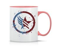 Mass Effect Renegade:Paragon Combo Splatter Coffee Tea Cup Classic Magical Ceramic White Black Pink 330 ml