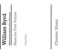 Mass For 5 Voices. (Chester Books of Motets)