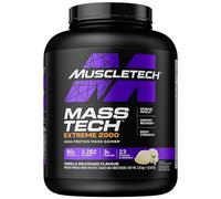 Mass Gainer Mass-Tech Extreme 2000, Muscle Builder Whey Protein Powder, Protein + Creatine + Carbs, Max-Protein Weight Gainer for Women & Men, 6lbs (Vanilla Milkshake) (2.72 kg, Vanilla)