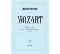 Mass in C minor (K. 427 / 417a) - completed from Mozart's sources - soloists, mixed choir and orchestra - vocal/piano score - (EB 1867)