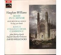 Mass in g minor, King's College Choir, Shirley-Quirk, English Chamber Orch, D.Willcocks [Vinyl LP]