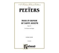 Mass in honor of St. Joseph (Op.21): Kalmus Edition