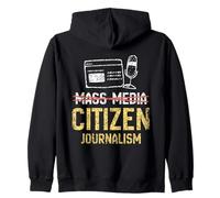 Mass Media Citizen Journalism Press News Citizen Journalist Zip Hoodie