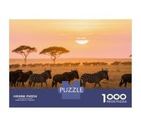 Mass Migration of Animals 1000 Piece Sturdy Cardboard Scenic Spot Puzzle Hard Challenge Family Evening Relaxation Mindfulness Gift 70x50cm/1000pcs