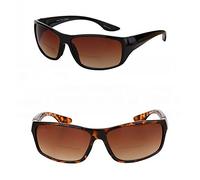 Mass Vision The Driver 2 Pair of Bifocal Sunglasses Featuring High Definition Driving Lenses for Men and Women - Black/Tortoise - 2.50