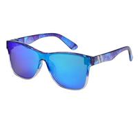 Mass Vision 'The Prime Time' Trendy Sport Sunglasses with One Piece Lens (Arctic Halo - Polarized)