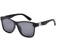 Mass Vision 'The Prime Time' Trendy Sport Sunglasses with One Piece Lens (Phantom Glare - Polarized)