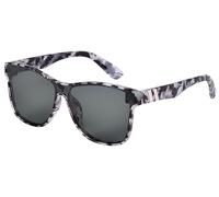 Mass Vision 'The Prime Time' Trendy Sport Sunglasses with One Piece Lens (Snow Leopard - Polarized)