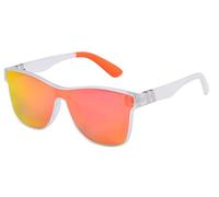 Mass Vision 'The Prime Time' Trendy Sport Sunglasses with One Piece Lens (Sunset Frost - Polarized)