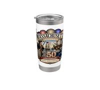 Massachusetts 250th Boston Tea Insurrection Anniversary Stainless Steel Insulated Tumbler