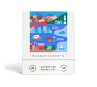 Massachusetts Adventure Bucket List: 50 Scratch-Off Cards for Outdoor Activities Tourist Attractions and Road Trips - Perfect Travel Gift and Guide