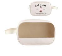 Massachusetts Beach Ocean Makeup Bag Cape Cod Massachusetts Est 1620 Cosmetic Bag Cape Cod Lover Gift (Cape COD Bag)