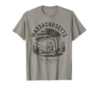 Massachusetts Colonial Patriot Shirt The Bay State Est. 1788 T-Shirt
