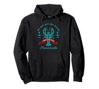 Massachusetts Do Not Pet The Locals Funny Lobster Souvenir Pullover Hoodie