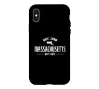 Massachusetts Est. 1788 Bay State USA Case for iPhone X/XS