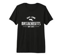 Massachusetts Est. 1788 Bay State USA Premium T-Shirt