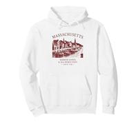 Massachusetts Harbor Hands & Sea-Worn Steps Since 1788 Pullover Hoodie