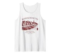 Massachusetts Harbor Hands & Sea-Worn Steps Since 1788 Tank Top